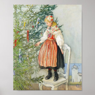 Carl Larsson Weihnachtsbaum Poster