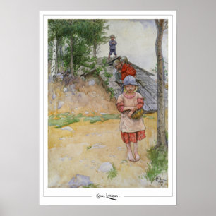 Carl Larsson Zedign Affiche artistique #352