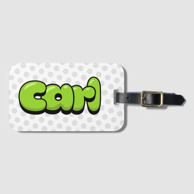 Carl Luggage Tag Gepäckanhänger (Vorderseite (Horizontal))
