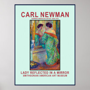 Carl Newman Reflection Poster
