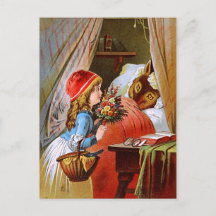 Carl Offterdinger: Rotkäppchen Postkarte