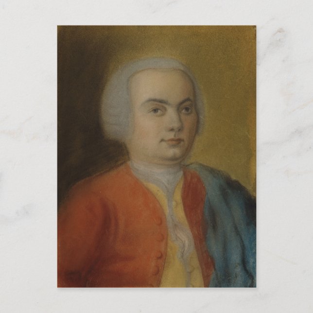 Carl Philipp Emanuel Bach, c.1733 Postkarte (Vorderseite)