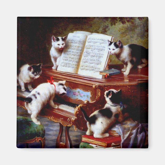 Carl Reichert Kittens Piano Magnet (Vorne)