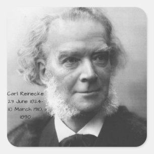 Carl Reinecke Quadratischer Aufkleber