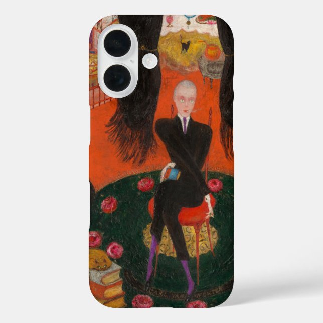Carl Van Vechten von Florine Stettheimer iPhone 16 Hülle (Rückseite)