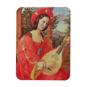 Carla Bianca von Quandt, c.1820 (Öl auf Leinwand) Magnet