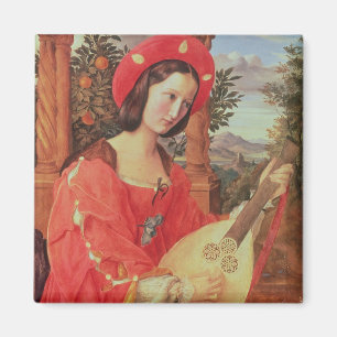 Carla Bianca von Quandt, c.1820 (Öl/Canvas) Magnet