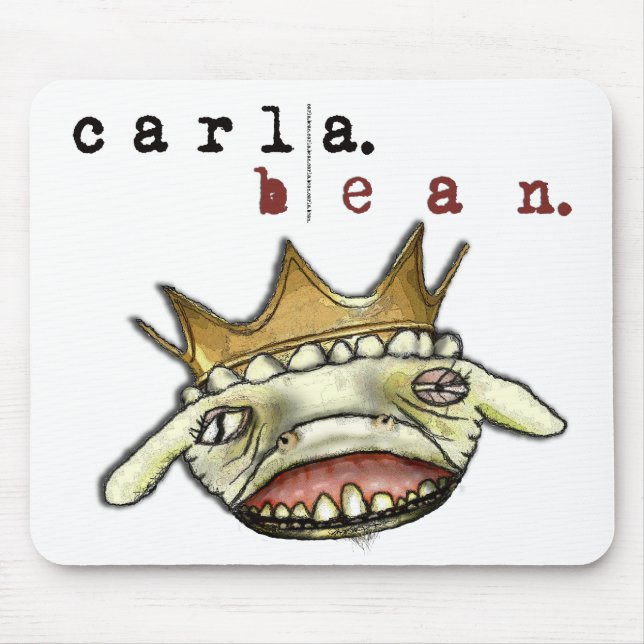 Carla-Bohnen-Lamm Mousepad (Vorne)