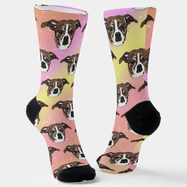 Carleigh Dog Socken (Gewinkelt)