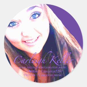 Carleighs Krewe Foto-runde Aufkleber