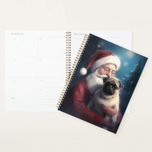 Carlin Avec Noël Festif Du Père Noël