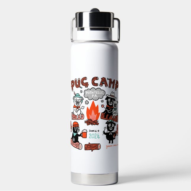 Carlin Camp 2024 Bouteille d'eau (Arrière)