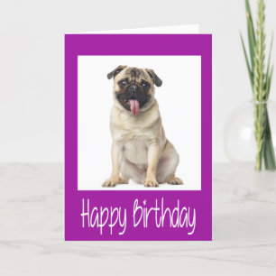 Carlin Chien Chien Chien Heureux Carte d'Anniversa