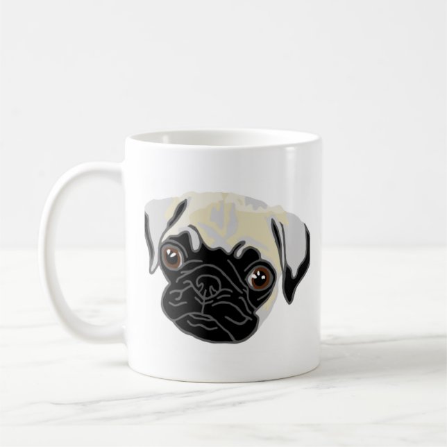 Carlin Chien Maman Mug (Gauche)
