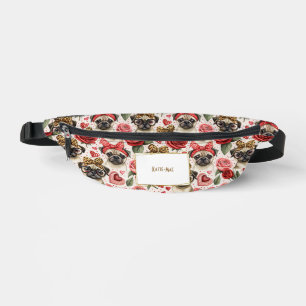 Carlin Coquette moderne Motif de chien Personnalis