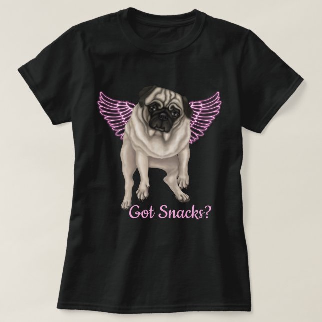 Carlin Derpy - Vous Avez Des Snacks ? T-shirts (Design devant)