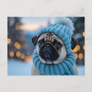 Carlin en Winter Wonderland, Carte de Noël