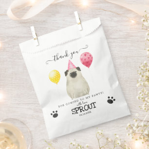 Carlin Merci Chien Treat Party Favoriser les sacs