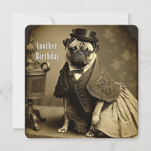 Carlin victorien carte d'anniversaire - Drôle phot