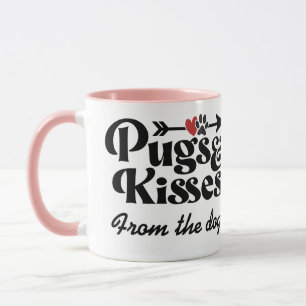 Carlins et baisers Saint Valentin Café Mug