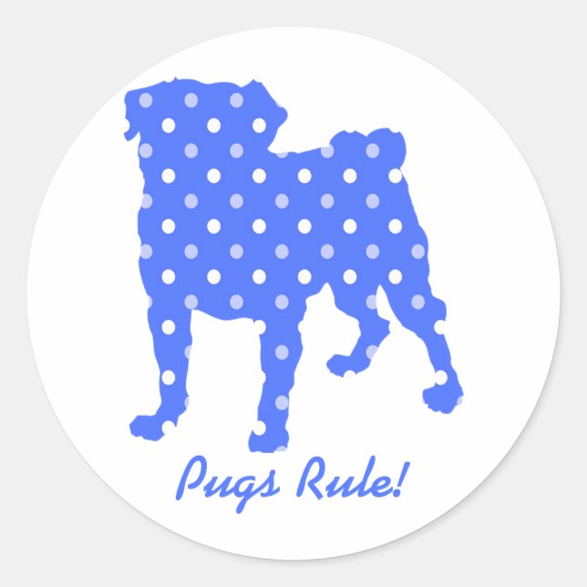 Carlins Règle Polka Dot Carlin Stickers - Secourt  (Devant)