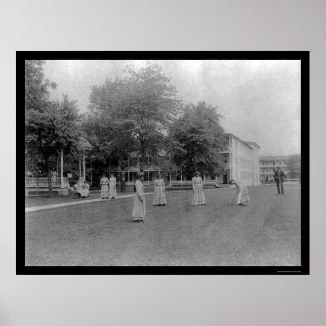 Carlisle Indian School in Carlisle, PA 1901 Poster (Vorne)