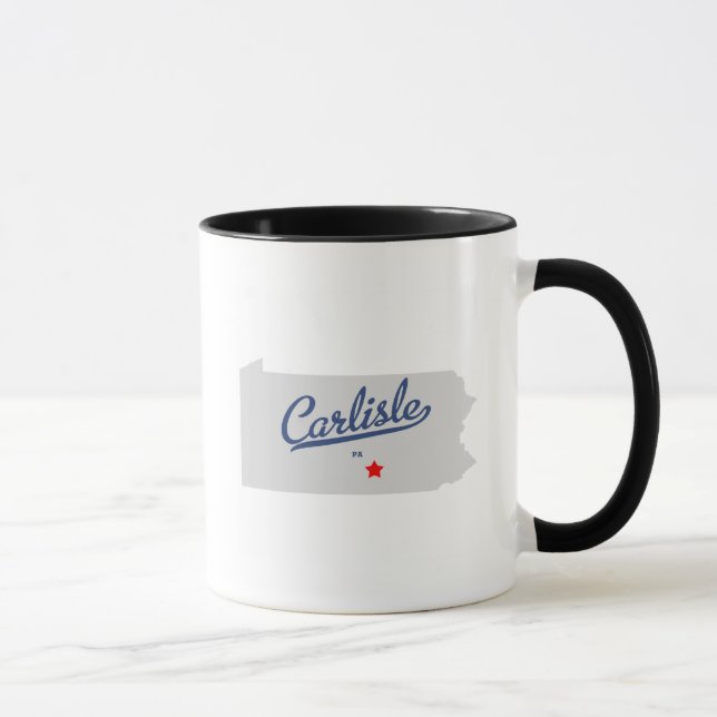 Carlisle Pennsylvania PA-Shirt Tasse (Rechts)