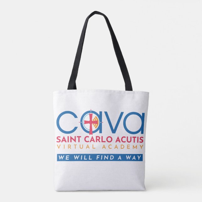 Carlo Acutis Quote Tasche (Rückseite)