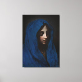 Carlo Dolci (1616-1687) - Blaue Madonna Leinwanddruck