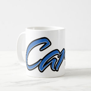 Carlo Vorname Name blue Tasse Kaffeetasse