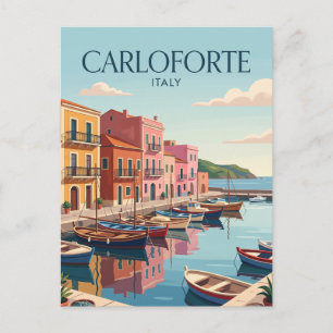 Carloforte Hafen Italien Postkarte