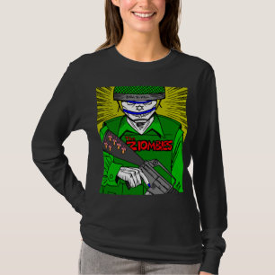 Carlos Latuffs der Ziombies lange Hülsen-T - Shirt