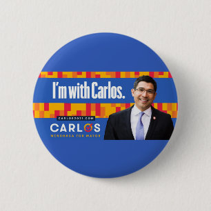 Carlos Menchaca für NYC Mayor 2021 Button