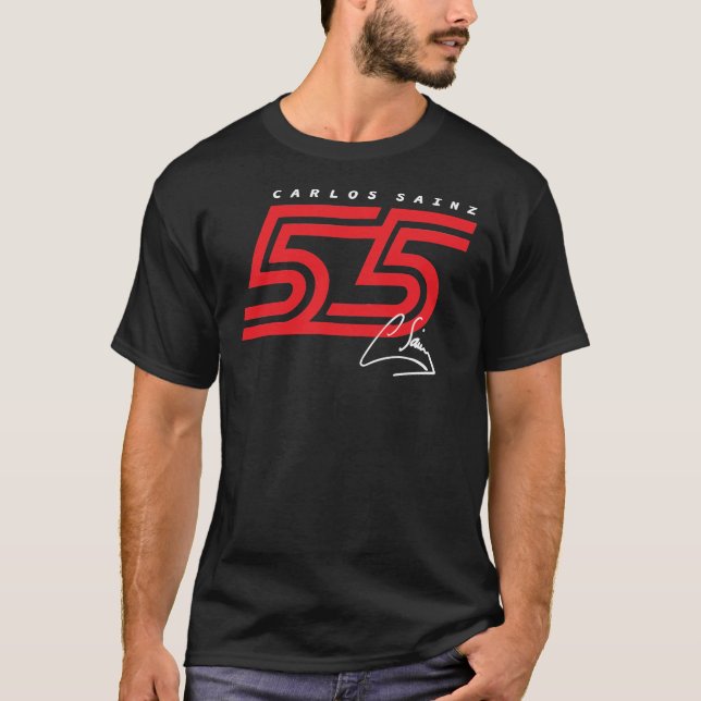 Carlos Sainz 55 Classic T - Shirt (Vorderseite)