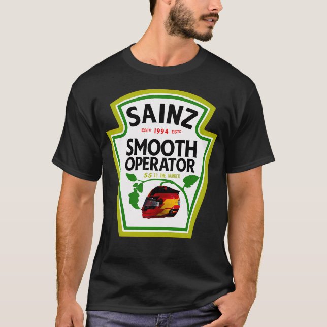 Carlos Sainz Smooth Operator 2023 T-Shirt (Vorderseite)