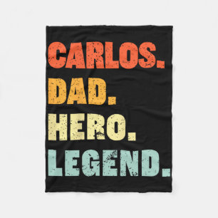 Carlos Vater Hero Legend Personalisierter Individu Fleecedecke