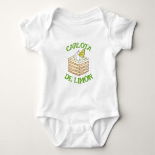 Carlota de Limón Limon Icebox Cake Slice Baby Strampler
