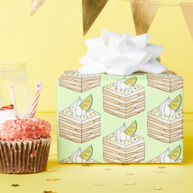 Carlota de Limón Mexikanischer Icebox-Kuchen Bake  Geschenkpapier (Geburtstagsparty)