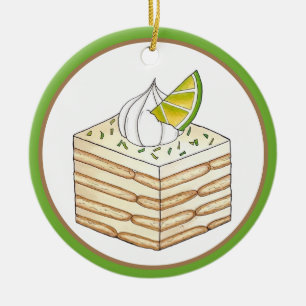 Carlota de Limón Mexikanischer Limoner Icebox-Kuch Keramik Ornament