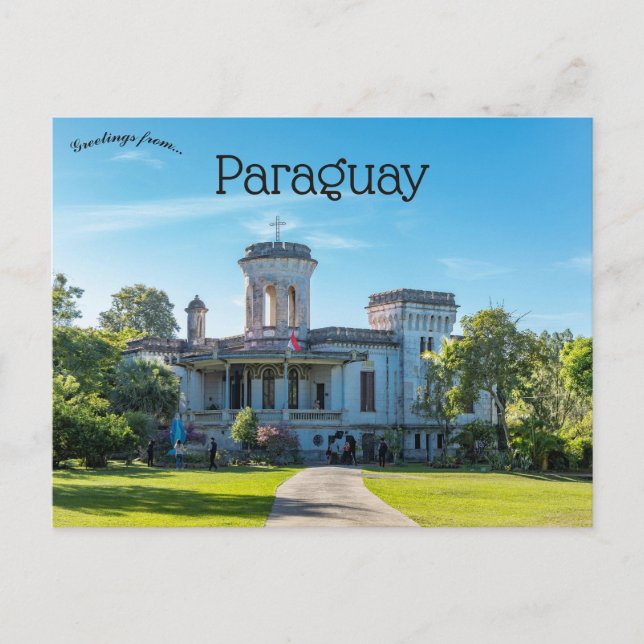 Carlota Palmerola Castle Férrea Paraguay Postkarte (Vorderseite)