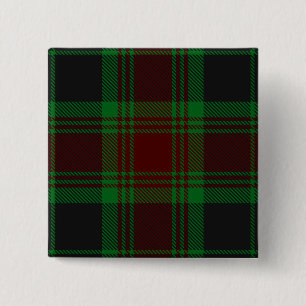 Carlow County Irischer Tartan Button