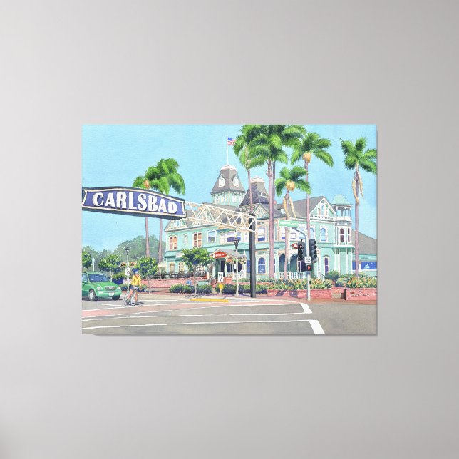 Carlsbad California Leinwanddruck (Vorderseite)