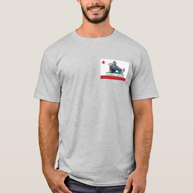 Carlsbad California Skateboard T - Shirt (Vorderseite)