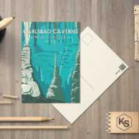 Carlsbad Caverns National Park Carte postale Vinta