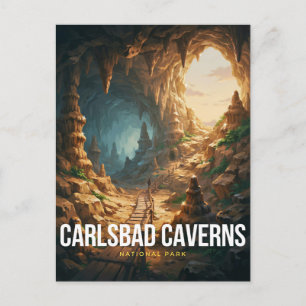 Carlsbad Caverns National Park Höhlenweg Postkarte