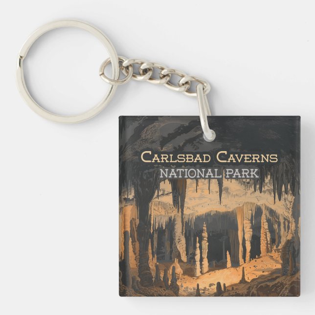 Carlsbad Caverns Nationalpark New Mexico Schlüsselanhänger (Vorderseite)