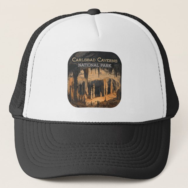Carlsbad Caverns Nationalpark New Mexico Truckerkappe (Vorderseite)