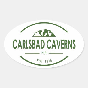 Carlsbad Caverns Nationalpark Ovaler Aufkleber