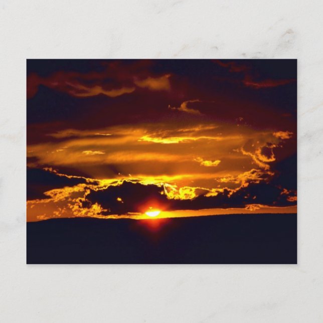 Carlsbad Caverns Nationalpark Sunset Postkarte (Vorderseite)