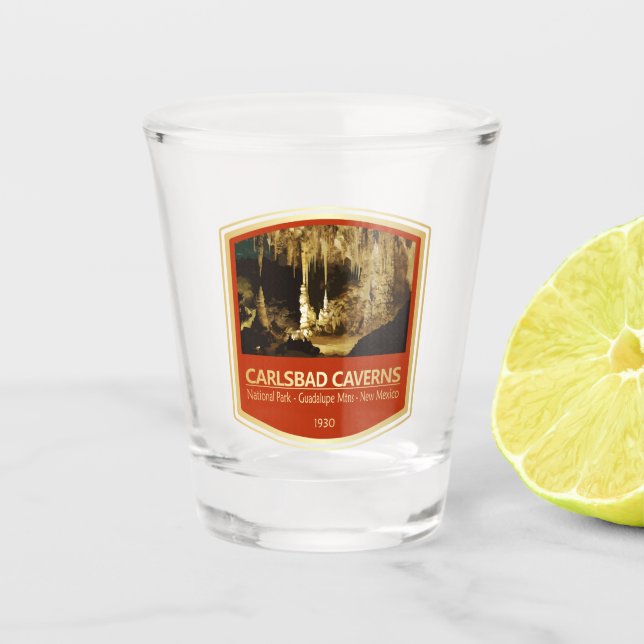 Carlsbad Caverns NP (PF1) Schnapsglas (Vorderseite)